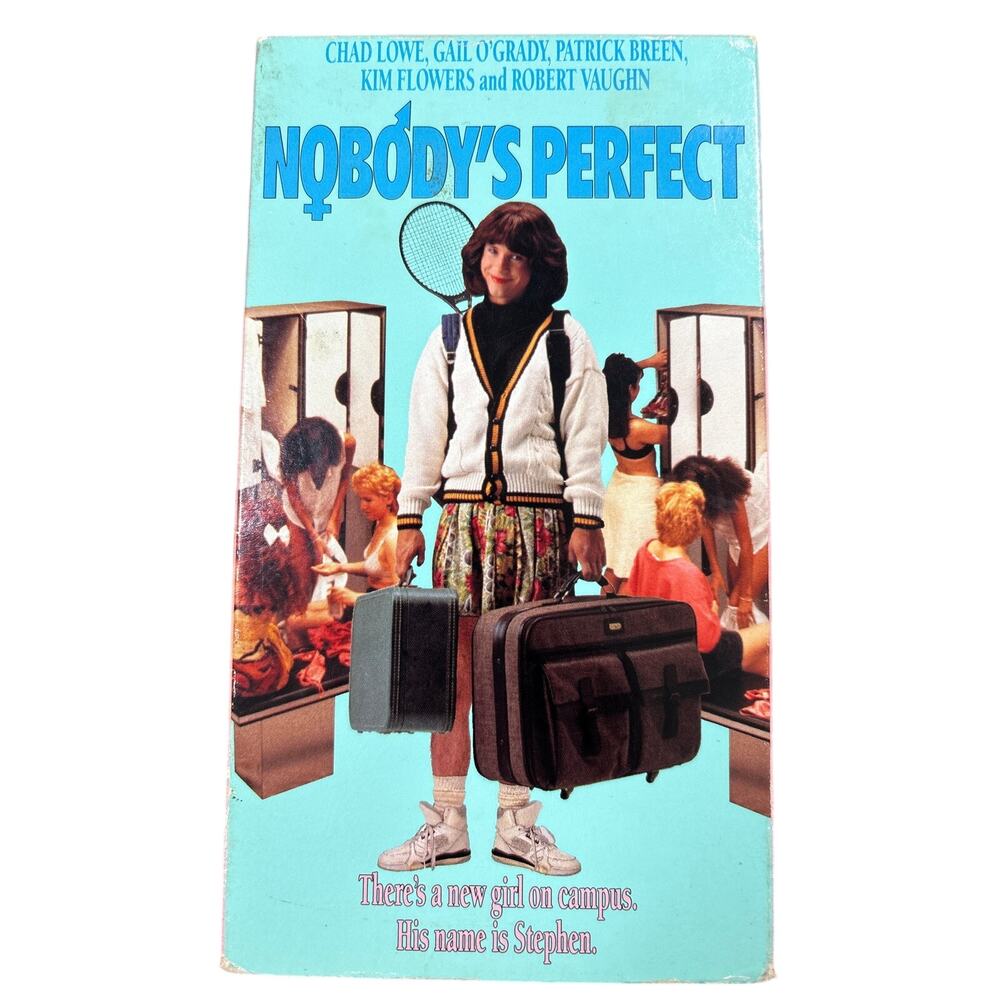 Nobody's Perfect (VHS, 1990) Movie Chad Lowe, Gail O'Grady MEDIA comedy Film